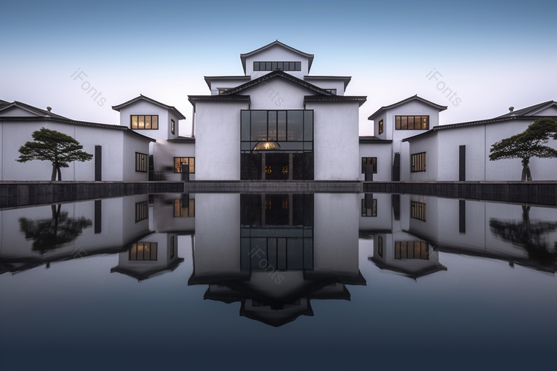 园林建筑复古简约高级,高清,摄影图,摄影图片,图片大全,摄影图免费下载